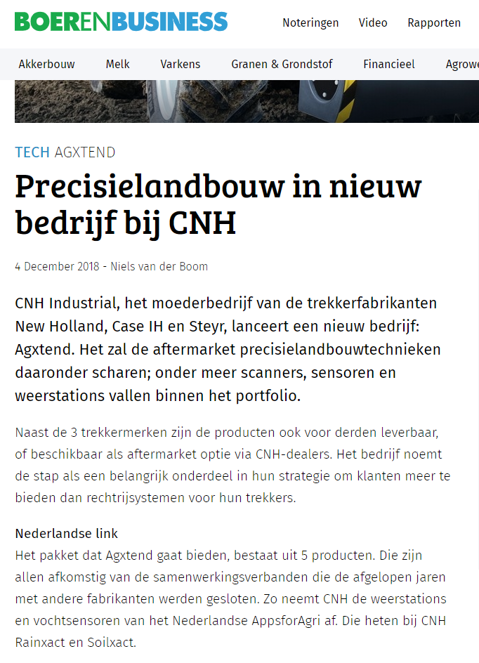 Artikel Boerenbusiness